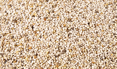 Chia Seeds Background - Healthy Nutrition