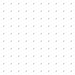 Square seamless background pattern from geometric shapes are different sizes and opacity. The pattern is evenly filled with small black figure skating symbols. Vector illustration on white background