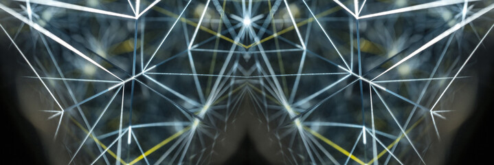 Abstract kaleidoscope background. Beautiful multicolor kaleidoscope texture. Unique kaleidoscope design.