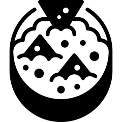 guacamole solid line icon