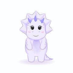 Cute Dinosaur cartoon illustration