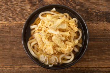 ごぼうかき揚げうどん