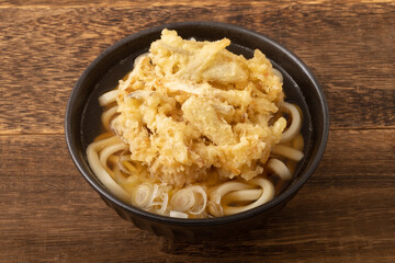 ごぼうかき揚げうどん