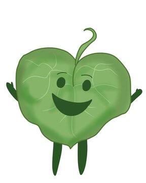 green leaf emogi