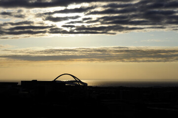 Fototapeta na wymiar South Africa, Durban Skyline