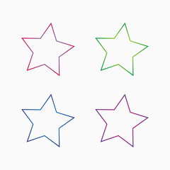 set of stars , stars , star , star icon , vector , shape , symbol , design , illustration , set , decoration , web , color , sign , element , yellow , shiny , art , collection , green ,