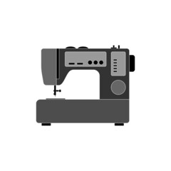 The icon of an easy-to-use sewing machine for sewing clothes on a white background.