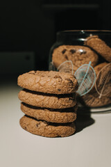 oatmeal heart shaped cookies