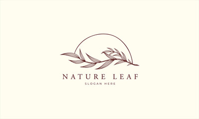 natural and organic logo modern design. Natural logo for branding, corporate identity and business ca