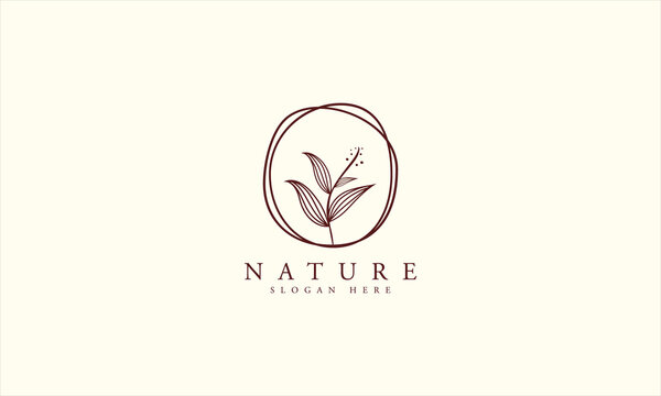 natural and organic logo modern design. Natural logo for branding, corporate identity and business ca