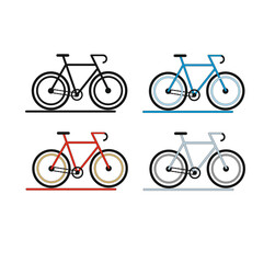 BIKE ICON ART ABSTRACT CYCLE