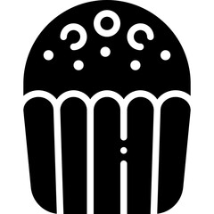 muffin solid icon