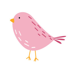 pink bird