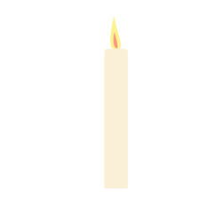 candle isolated 