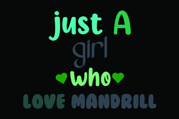 Mandrill Vector t shirt design