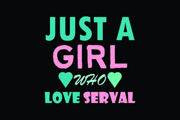 Serval Vector t shirt design