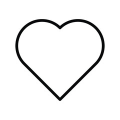 Heart Isolated Vector icon which can easily modify or edit

