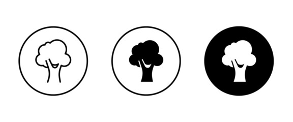 tree icon, forest icon button, vector, sign, symbol, logo, illustration, editable stroke, flat design style isolated on white