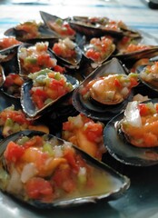 mejillones a la vinagreta