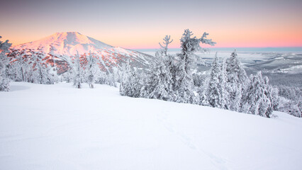 winter mountain landscape