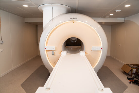 philips MRI. Medical Equipment and Health Care. modern diagnostics.