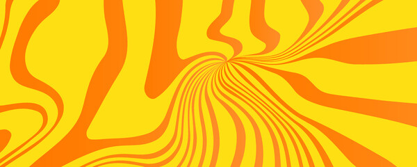 vector Orange And Yellow Sunburst Background design 