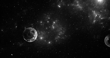 Obraz na płótnie Canvas nebula galaxy background