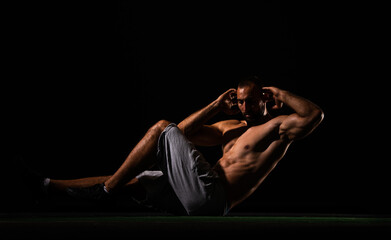 Abs workout on the ground