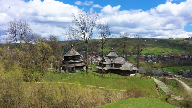 The Church of the Ascension of the Lord is one of the wooden churches in the Hutsul region, located in the village of Yasinya, Rakhiv district of the Transcarpathian region, UNESCO protection.