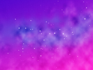 Space galaxy abstract background with dust and stars