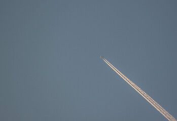 airplane in the sky