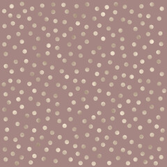 Golden foil dotted beige paper pattern