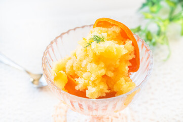 オレンジシャーベット