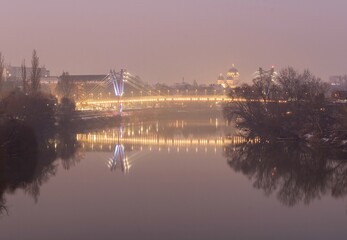 Fototapeta premium Lights on the river 
