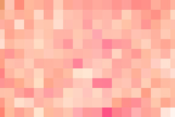 Pastel pink and beige squared background