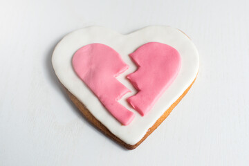 Obraz na płótnie Canvas Homemade heart shaped cookies