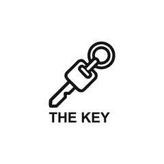 simple key icon design template