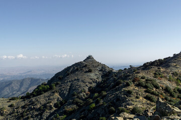 Fototapeta na wymiar viewpoints at Madari circular trail in Cyprus