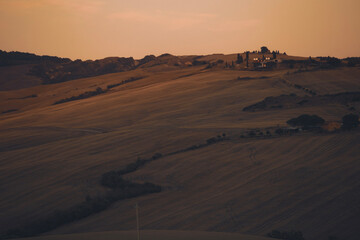 sunrise in the desert