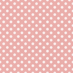 Polka dot texture, pink  polka dot craft paper seamless pattern	
