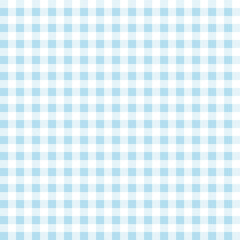 Light blue checkered seamless pattern, seamless light blue tablecloth texture
