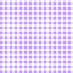 Purple checkered seamless pattern, purple tablecloth pattern as background