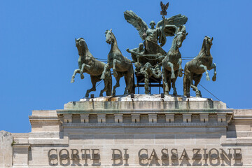 Obraz premium The Supreme Court of Cassation in city of Rome, Italy