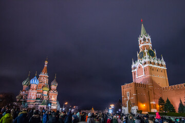 Kremlin at night