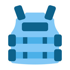 bulletproof flat icon