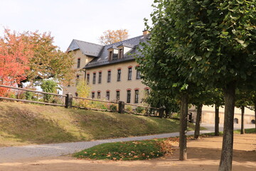 Historisches Bauwerk in der Festung Königstein in der Sächsischen Schweiz	