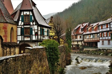 Old houses in the village