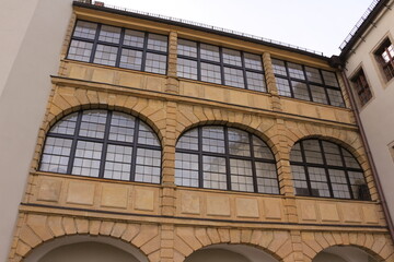 Historisches Bauwerk in der Festung Königstein in der Sächsischen Schweiz	
