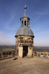 Historisches Bauwerk in der Festung Königstein in der Sächsischen Schweiz	