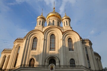 Fototapeta na wymiar Sretensky Monastery is a Moscow Stavropol (since 1995) monastery of the Russian Orthodox Church.